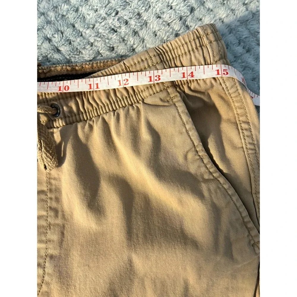GAP Men's Lived-In Khaki Joggers S Stretch Twill Chino Pants Tan Gorpcore Casual